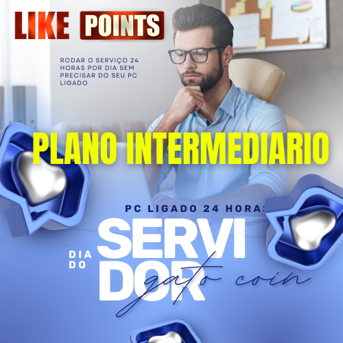 Servidor Rodando seu Gato coins 24 horas - Versão intermediario